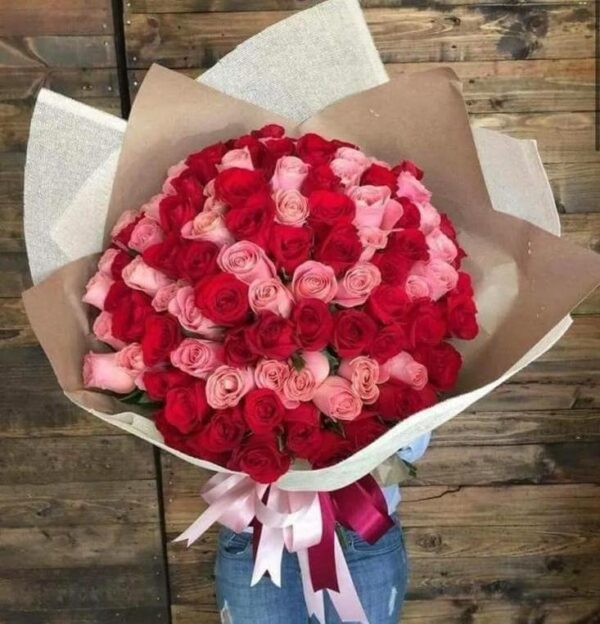 RAMO DE 200 ROSAS BICOLOR